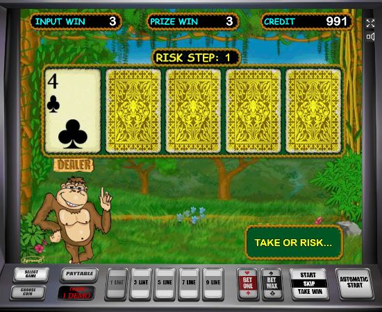 Crazy Monkey риск игра
