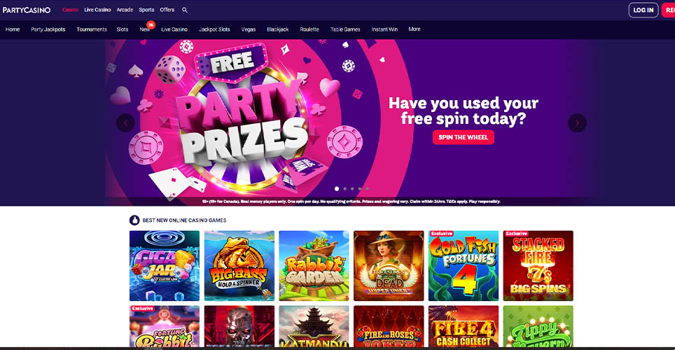 Screenshot 1 Party Casino