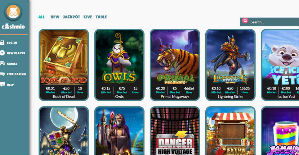 Screenshot 2 Сashmio Casino