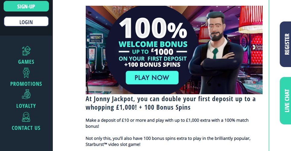 Jonny jackpot no deposit coupon codes