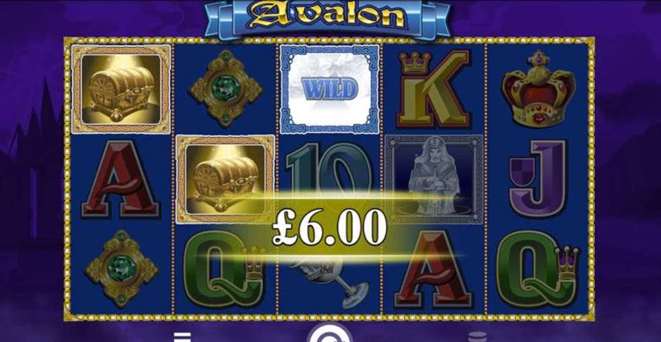Avalon Online Free Slot Winning Combination