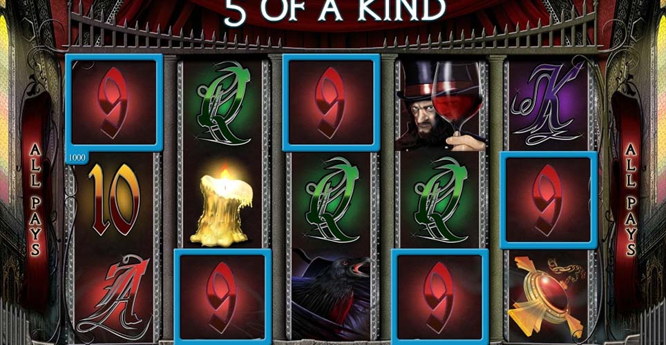 Gothic Slot Win Screen