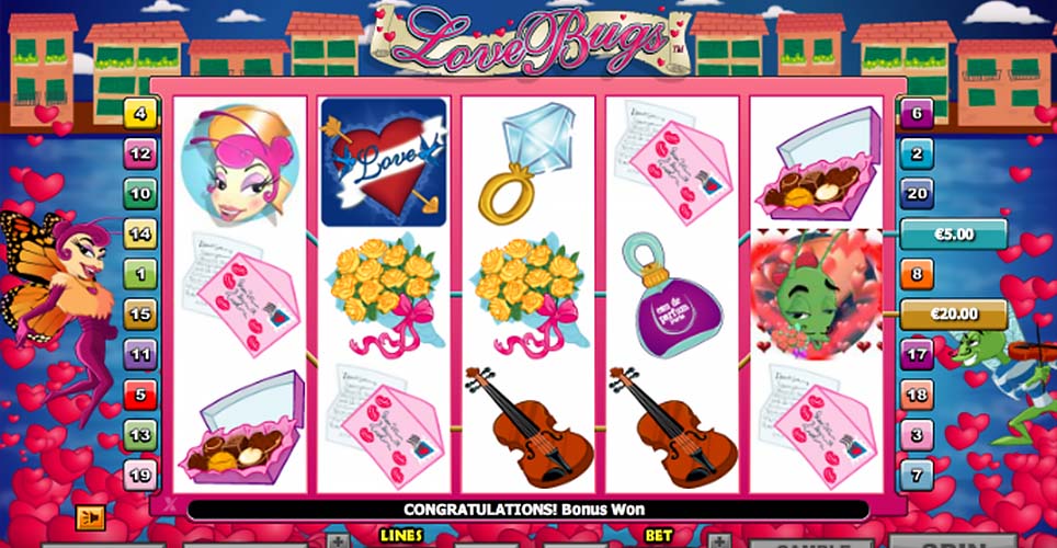 Love Bugs Slot Gameplay