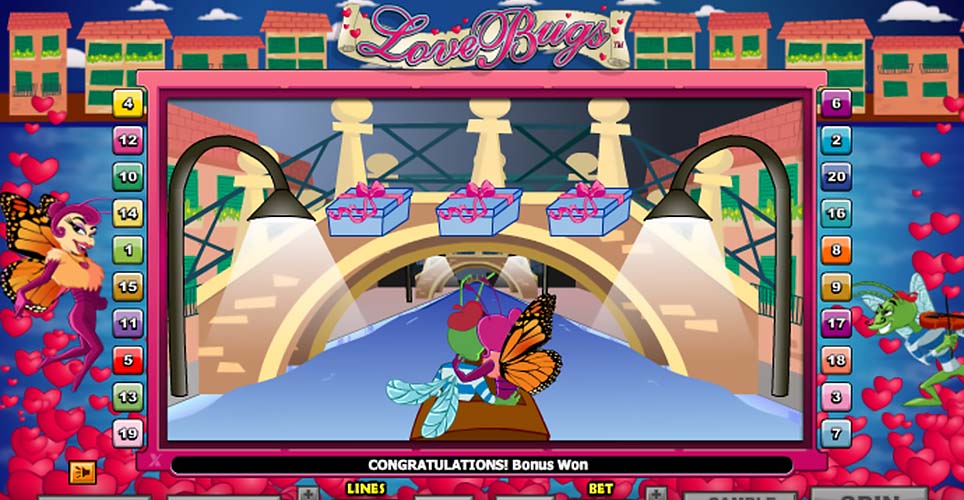Love Bugs Slot Bonus Start