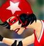 Roller Derby - Red Helmet Girl