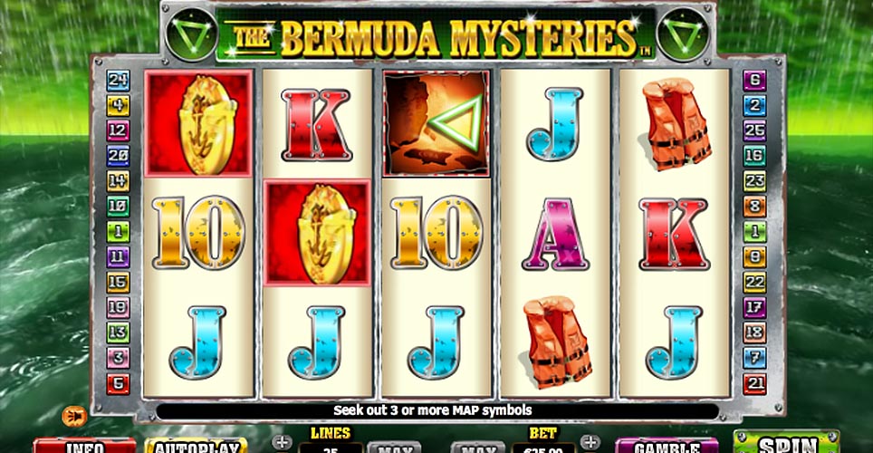 The Bermuda Mysteries Slot Winning Moment