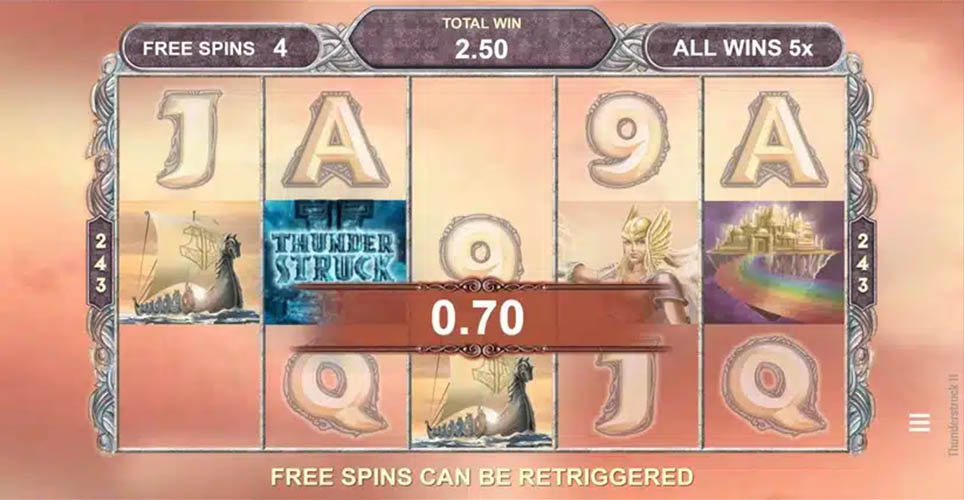 Thunderstruck II Online Free Slot Gameplay