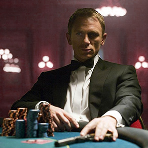 James Bond played baccarat, not poker
