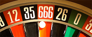 European Roulette casino game of revolving wheel has none of the devil no