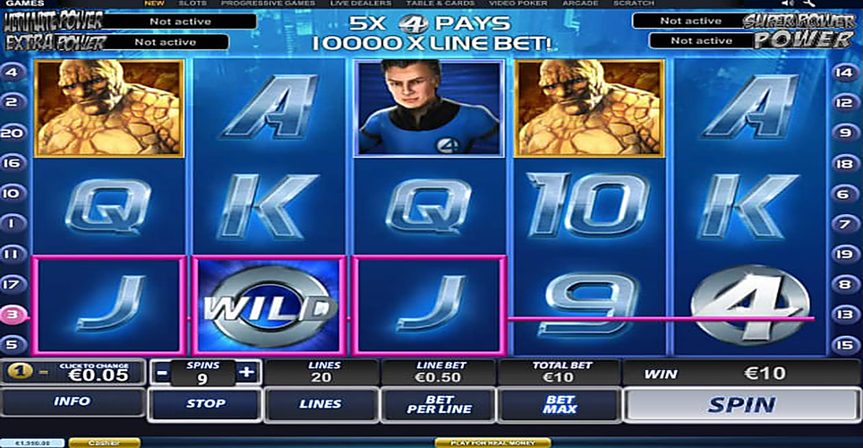 Slot winning combination